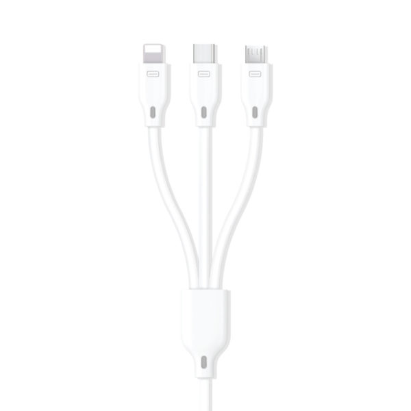 3-in-1 Fast Charging Cable 1.2M (HCC650) - Image 2