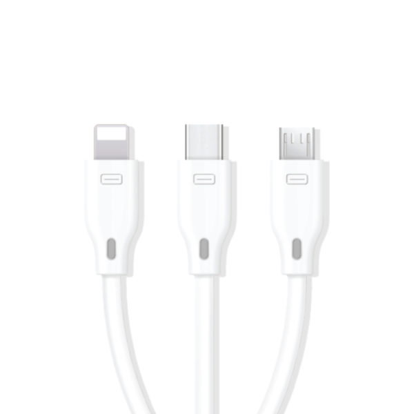 3-in-1 Fast Charging Cable 1.2M (HCC650) - Image 3