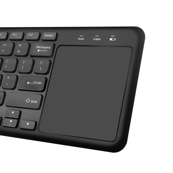 Ultra Slim Wireless Keyboard with Touch Pad (HGK355) - Image 2