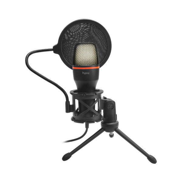 Hytac HMM620 RGB USB Condenser Microphone with Popping Filter and Anti-Shock Tripod (HMM620) - Image 4