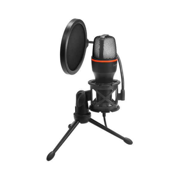 Hytac HMM620 RGB USB Condenser Microphone with Popping Filter and Anti-Shock Tripod (HMM620) - Image 3